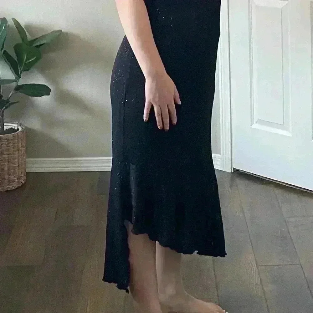 Vintage Charlotte Russe Asymmetrical Dress - Picture 4 of 5